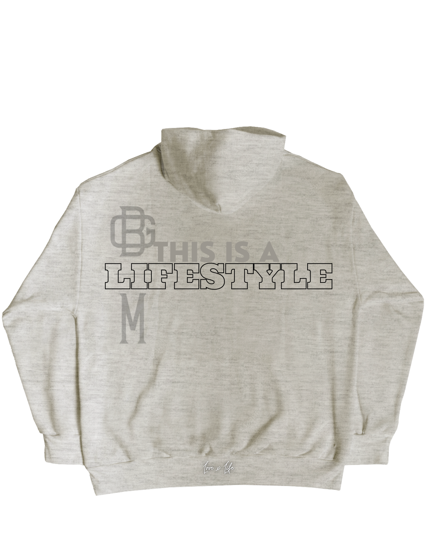 Gray Hoodie "This is A LifeStyle" Edition