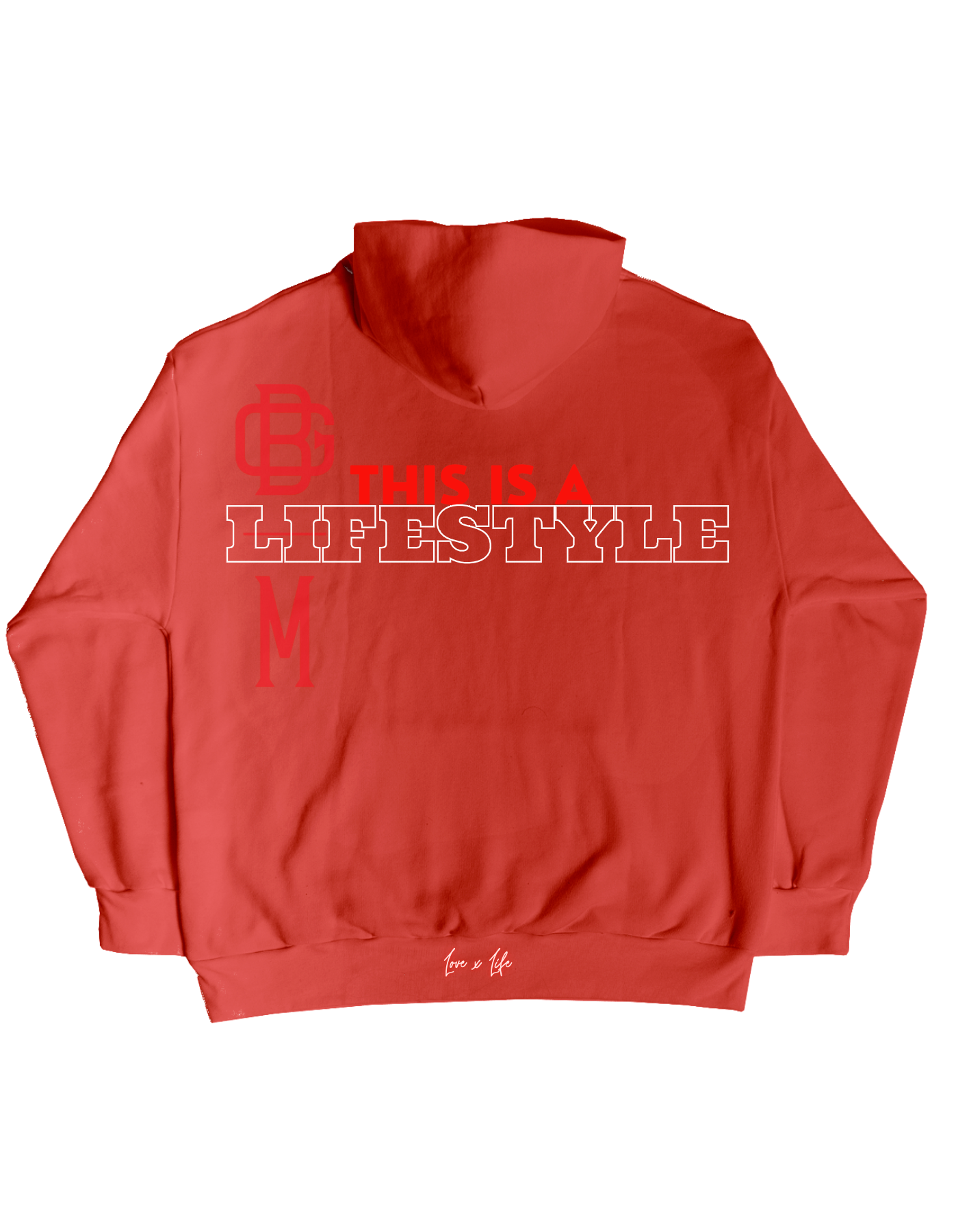 Red Hoodie "This is A LifeStyle" Edition