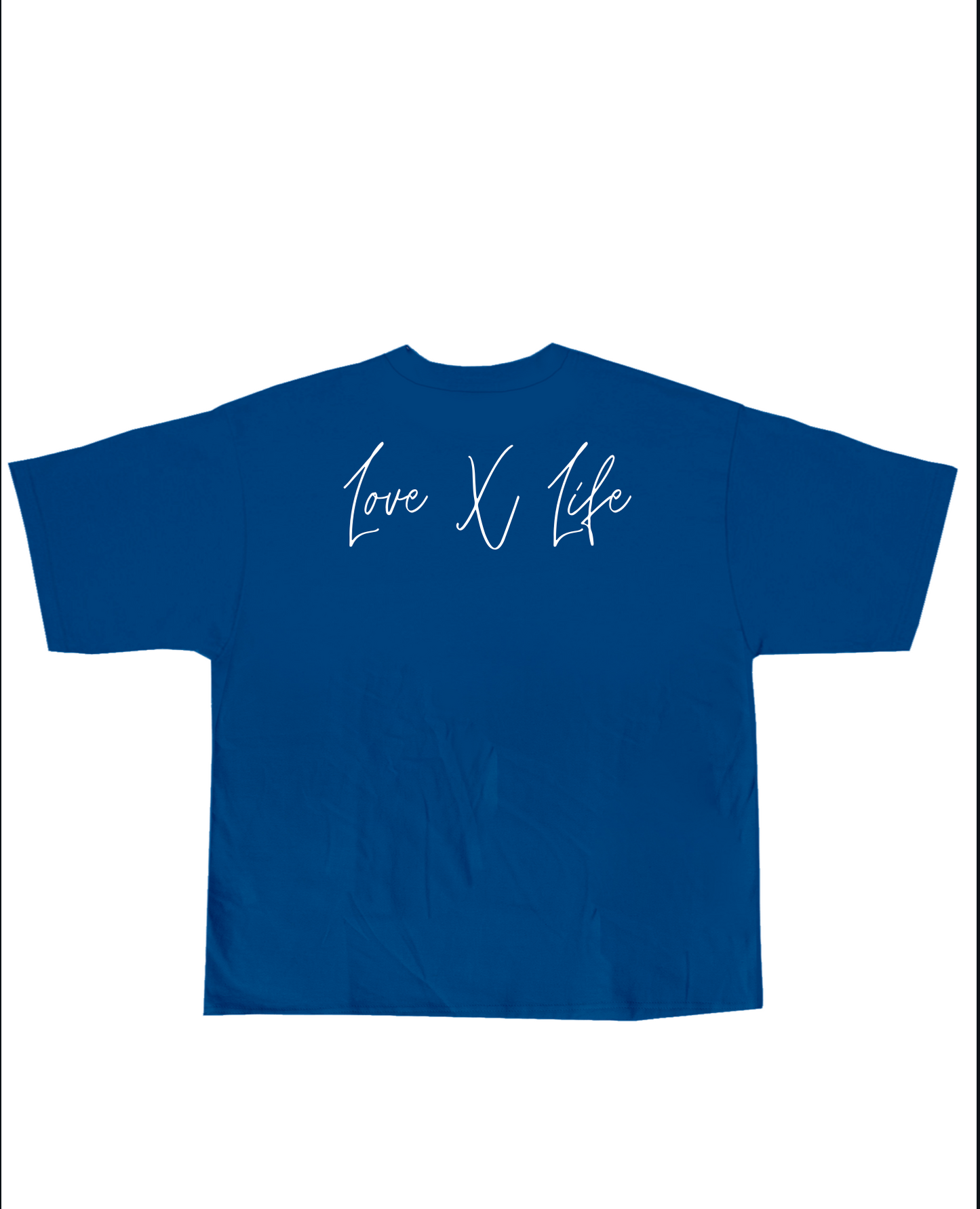 Blue Short Sleeve T Shirt "Love x Life" Edition