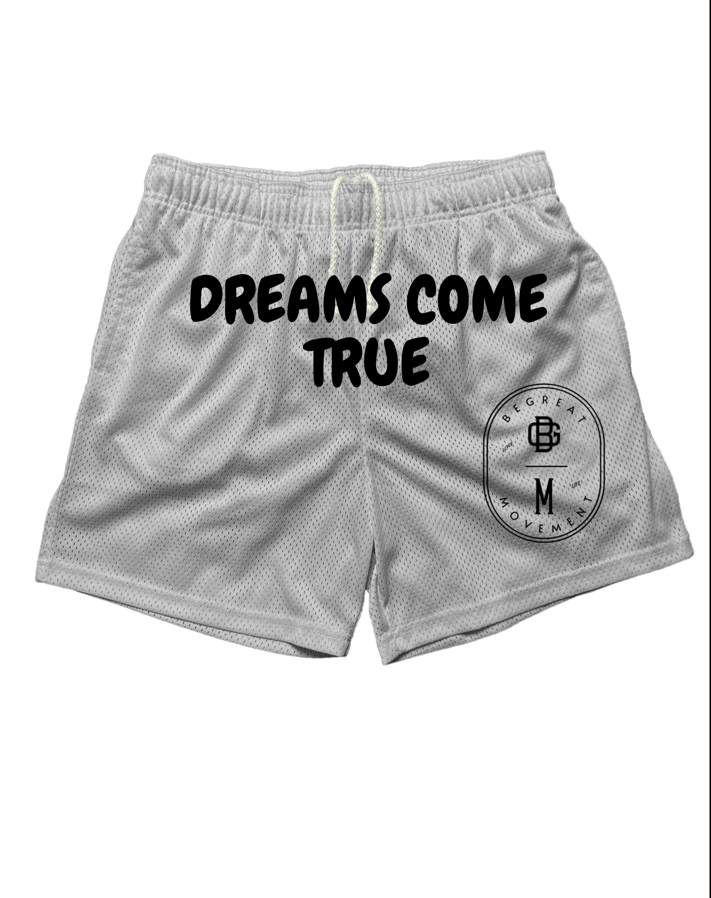 Gray Mesh Shorts "Dreams Come True" Edition