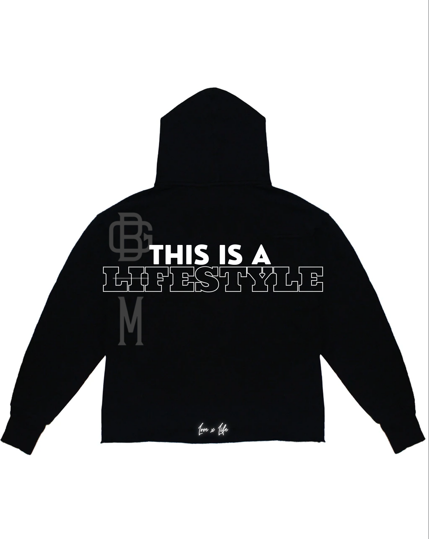 Black Hoodie "This Is A LifeStyle" Edition