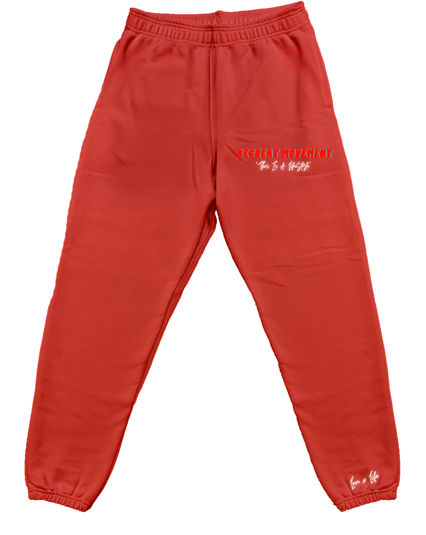 Red Sweatpants "This is A LifeStyle" Edition