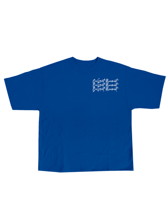 Blue Short Sleeve T Shirt "Love x Life" Edition